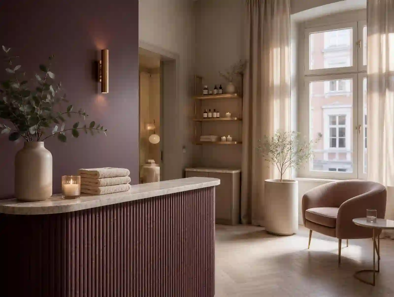 Empfangsbereich Kosmetikstudio Mindelheim